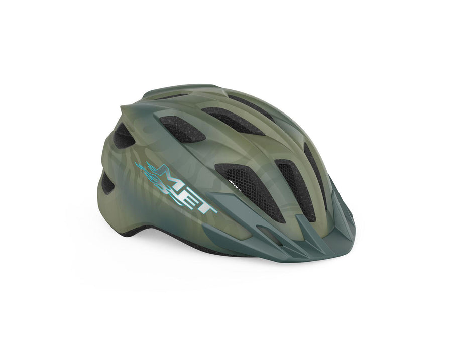 MET Helmet Crackerjack Green/Matt UN (52-57 cm)