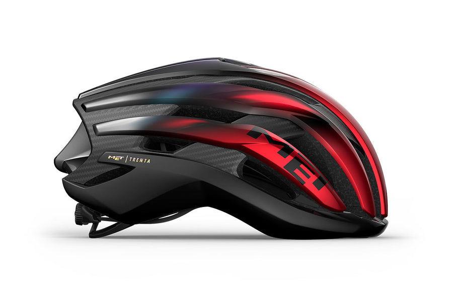 MET Helmet Trenta 3K Carbon MIPS Black/Red