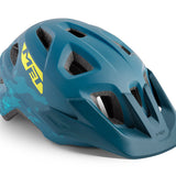 Met Youth Eldar blå camo cykelhjelm (52-57 cm)