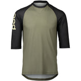 Poc MTB Pure 3/4 Jersey Epidote Green/Uranium Black