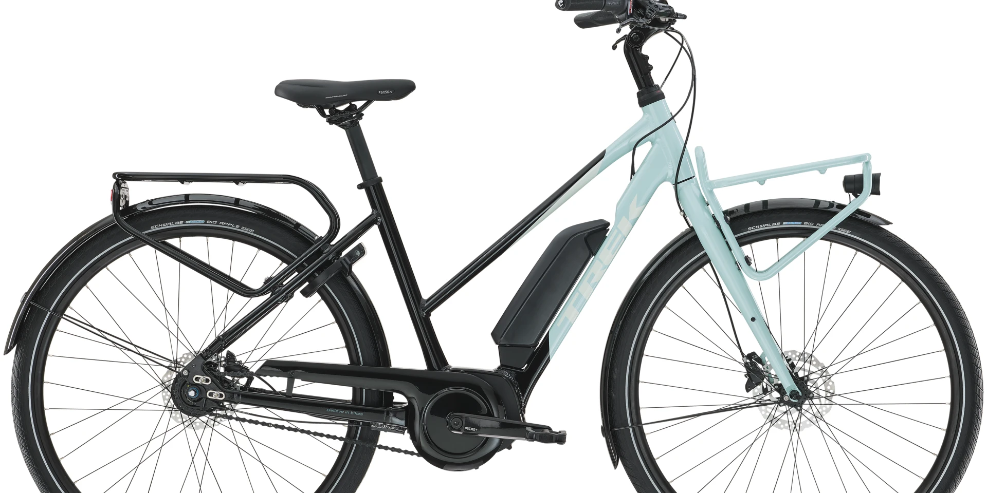 Trek District 2 Stagger Black Blue 400wh BikeWorld