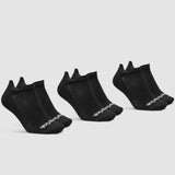 GripGrap Classic No Show Summer Socks 3-Pack Sort