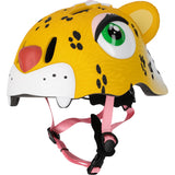 CrazySafety Gul Leopard Cykelhjelm