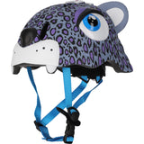 CrazySafety Lilla Leopard Cykelhjelm