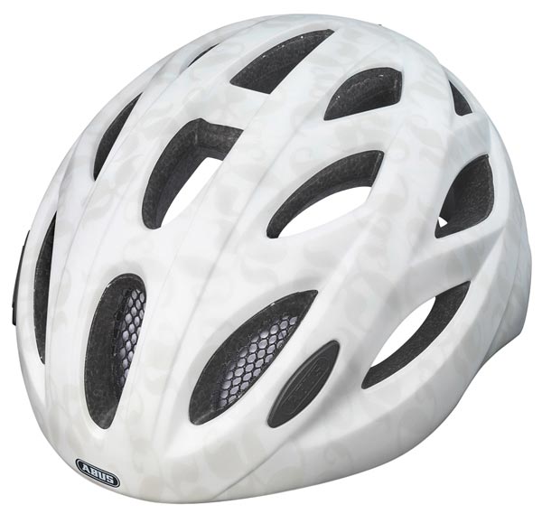 Abus Lane-U hvid grå matt cykelhjelm (52-57 cm)