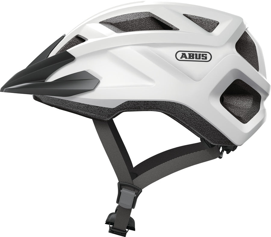 Abus Mountz hvid cykelhjelm