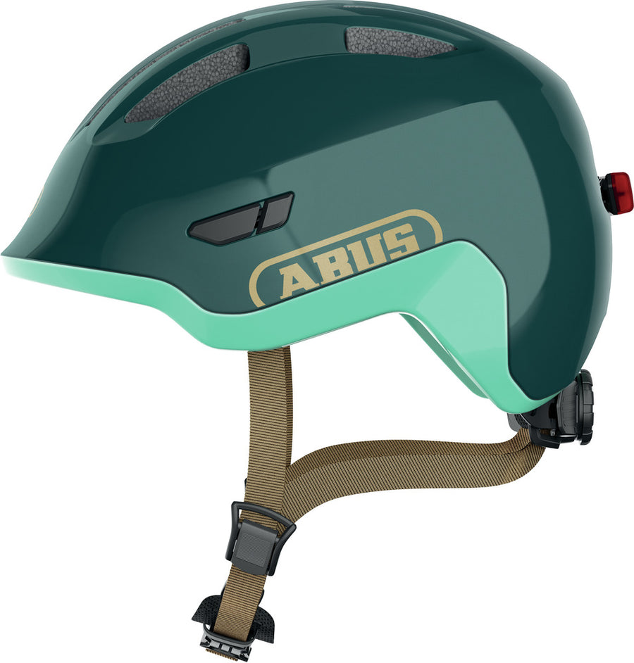 Abus Smiley 3.0 ACE LED grøn børnecykelhjelm