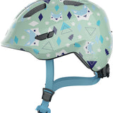 Abus Smiley 3.0 Shiny grøn nordic børnecykelhjelm