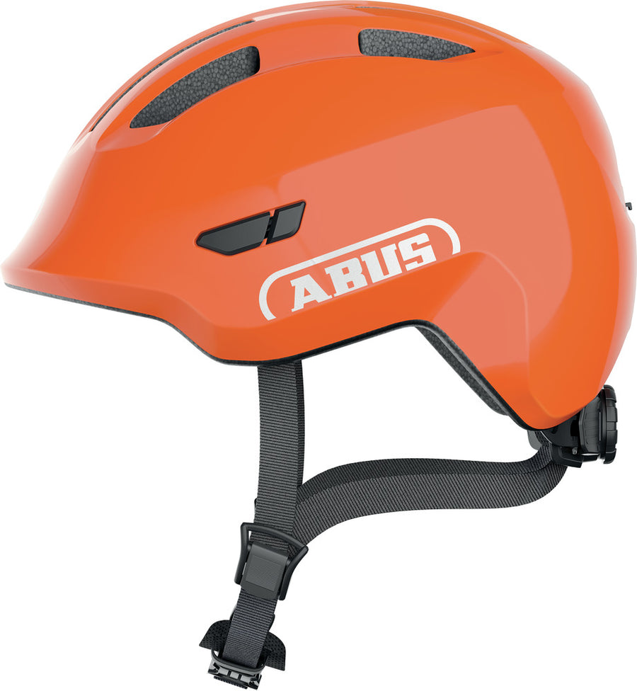 Abus Smiley 3.0 Shiny orange børnecykelhjelm