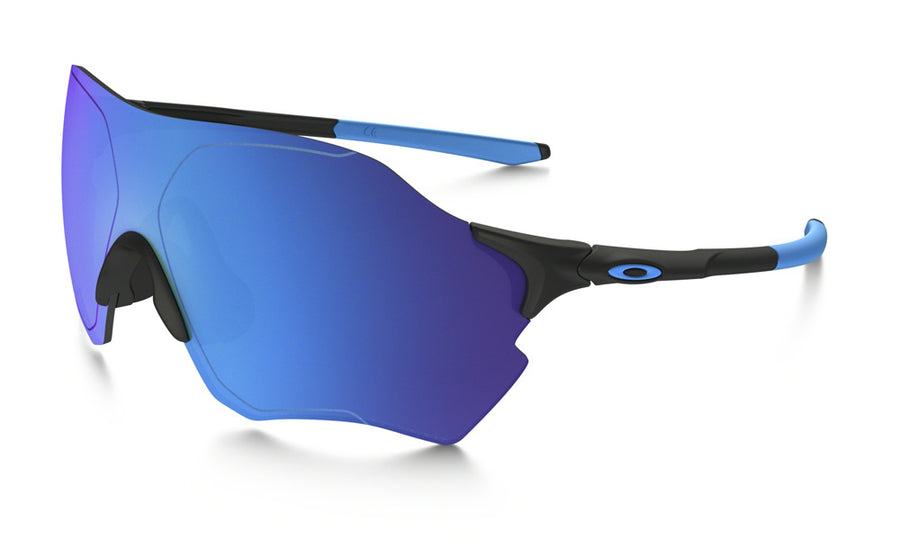 Cykelbriller - Oakley EvZero Range Matte Black Sapphire Iridium Polarizid