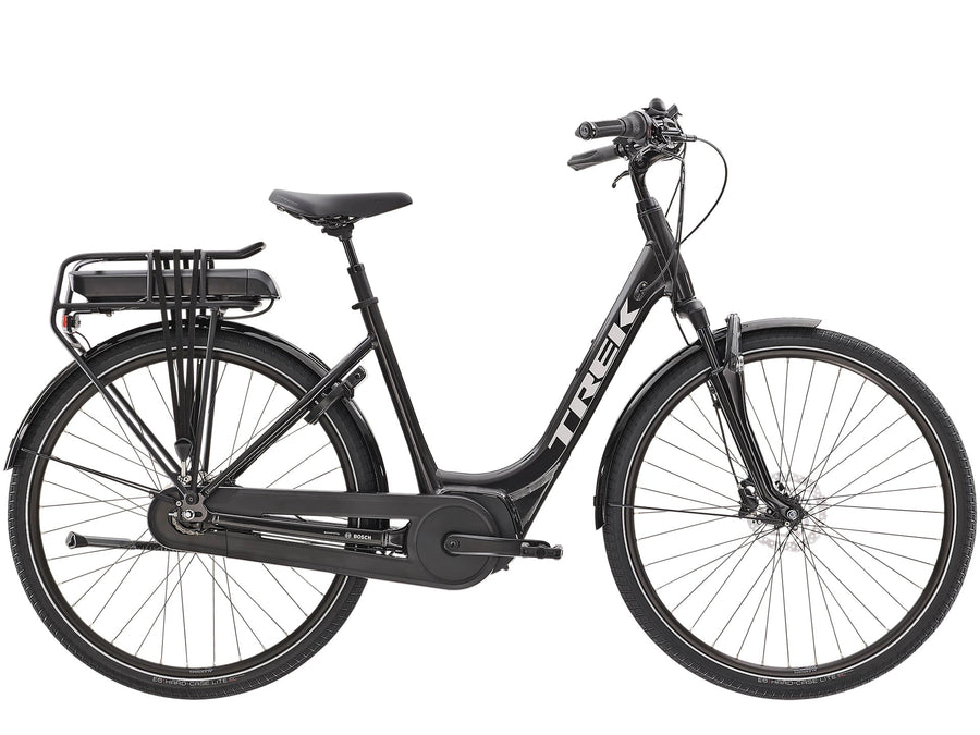 Trek district+ 4 Lowstep sort elcykel