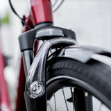 Trek District+ 4 Lowstep rød elcykel