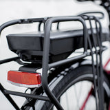 Trek District+ 4 Lowstep rød elcykel