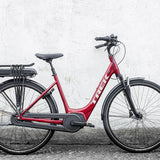 Trek District+ 4 Lowstep rød elcykel