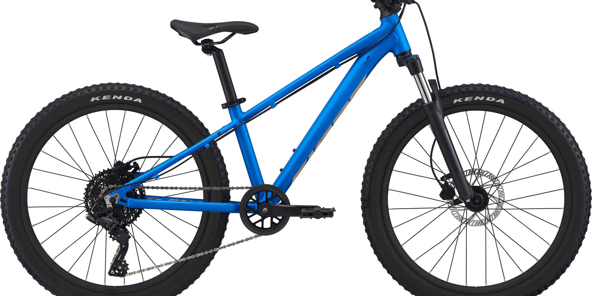 mountainbike børn Giant STP 24" FS Blå Børnecykel