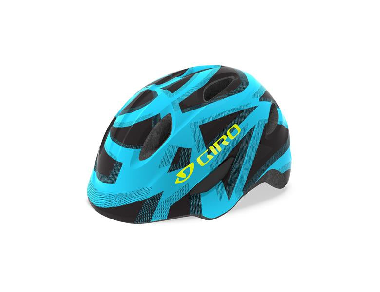 Giro Scamp blå sort camo børnecykelhjelm (45-49 cm)