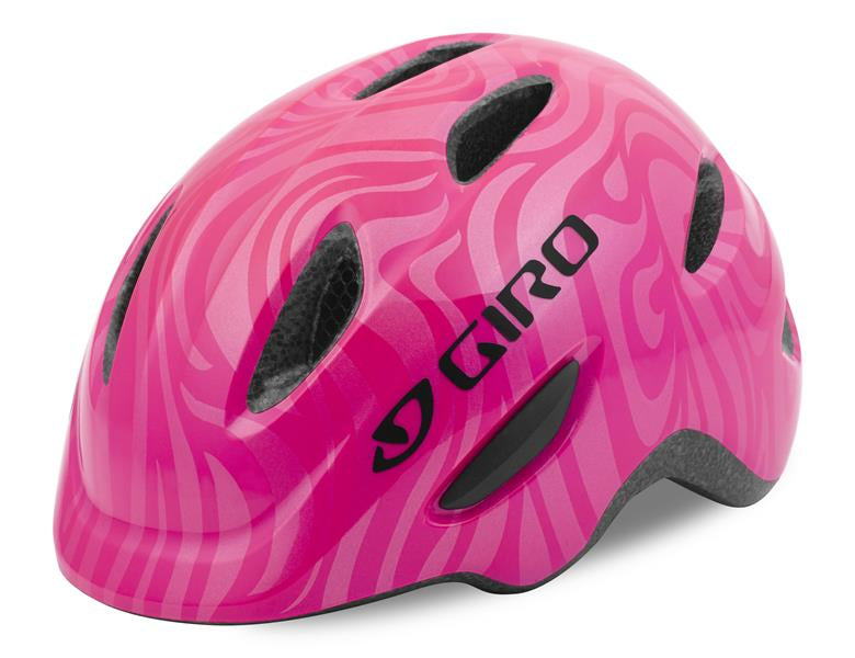 Giro Scamp pink swirl børnecykelhjelm (45-49 cm)