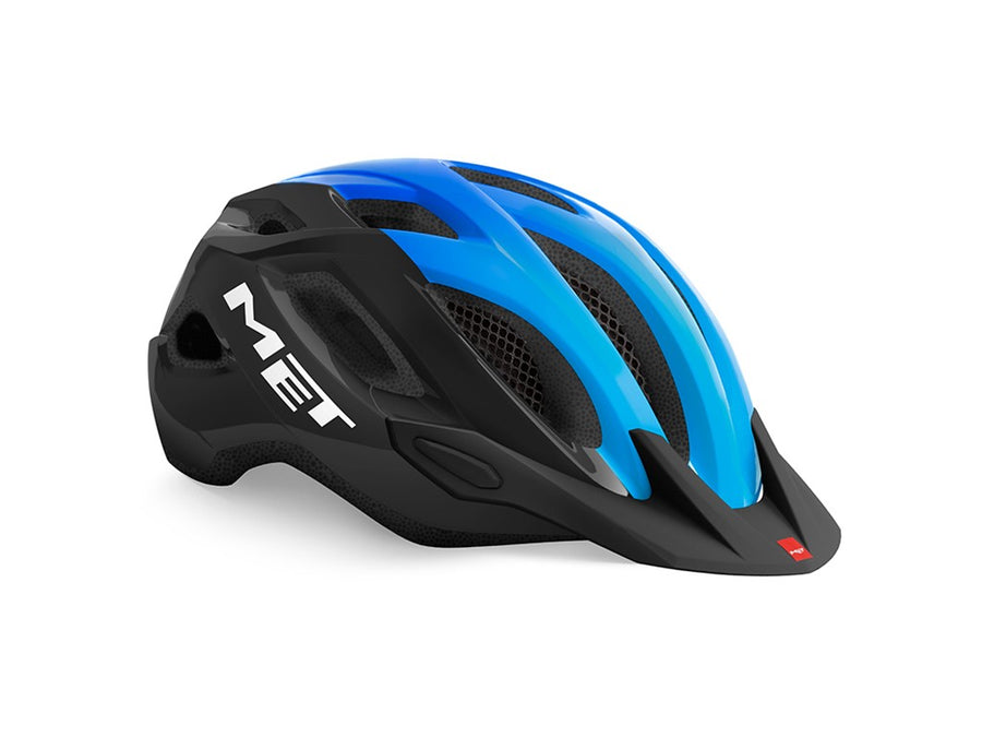 MET Active sort cyan cykelhjelm (60-64 cm)