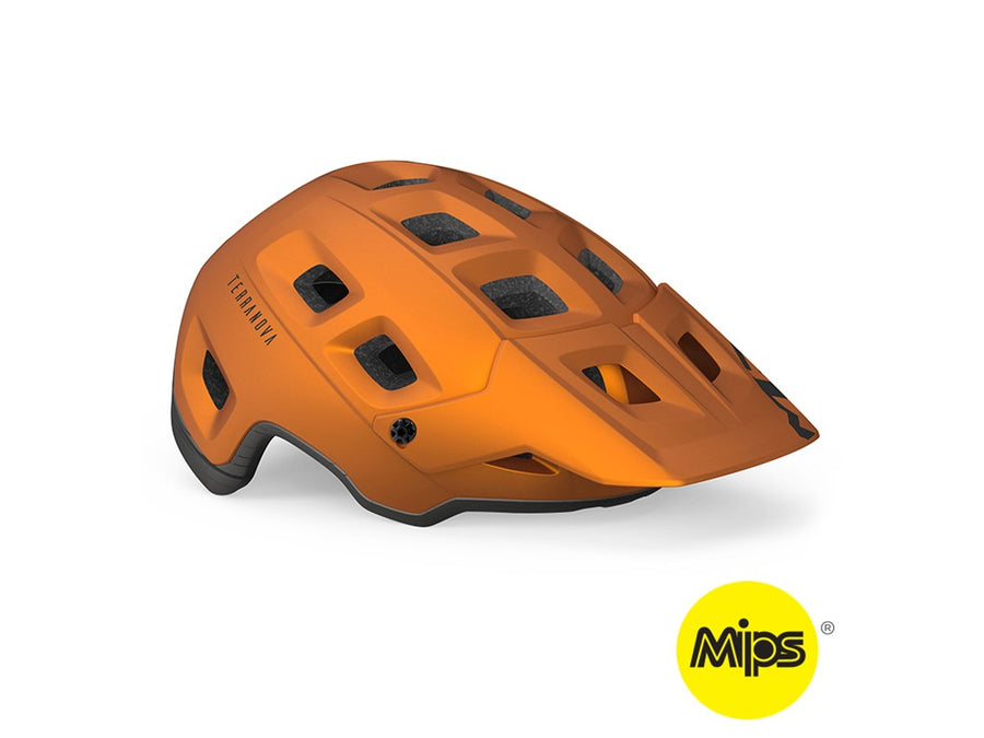 MET Terranova Mips orange matt Mountainbike cykelhjelm (56-58 cm)