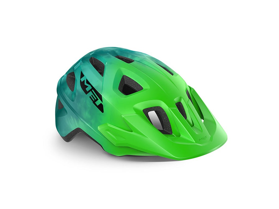 MET Youth Eldar grøn matt cykelhjelm (52-57 cm)