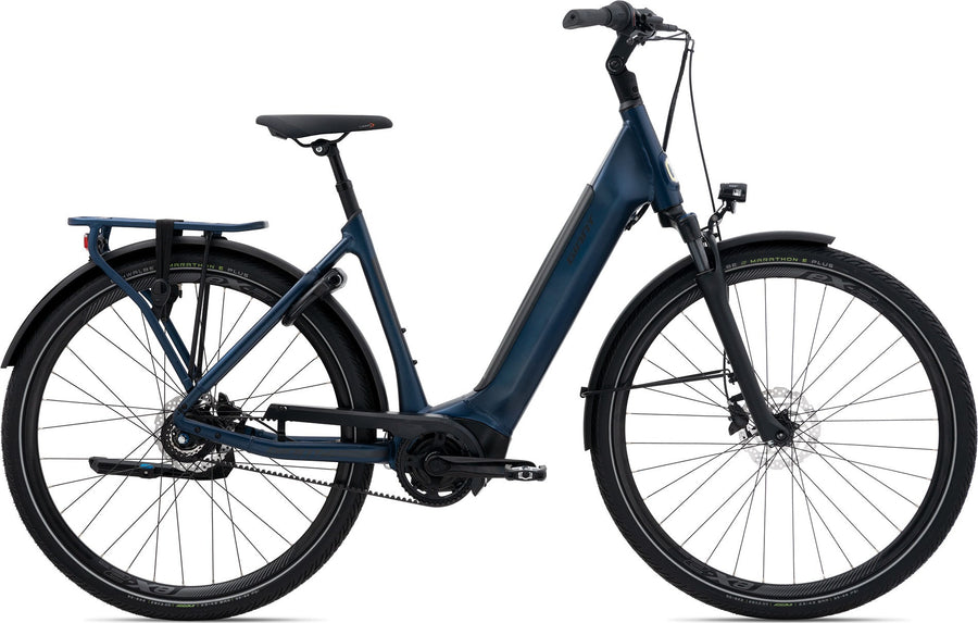 Giant Dailytour E+ 1 navy blå dame Elcykel