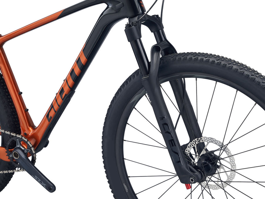 Giant XTC Advanced 29" 2 sort orange Mountainbike