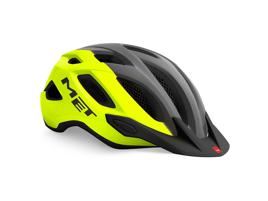 Met Active Crossover gul cykelhjelm (52-59 cm)