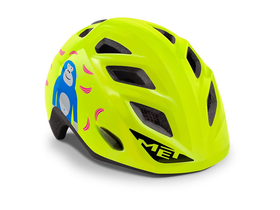 Met Elfo grøn abe børnecykelhjelm (46-53 cm)