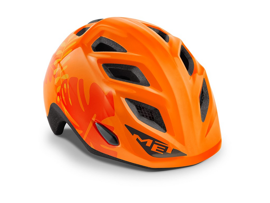 Met Genio orange jungle børne cykelhjelm (46-53 cm)
