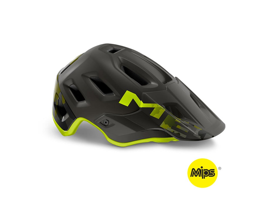 Met Roam Mips grøn camo matt Mountainbike hjelm