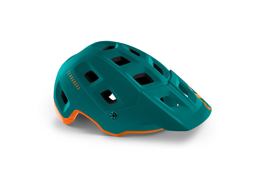 Met Terraniva grøn orange Mountainbike hjelm