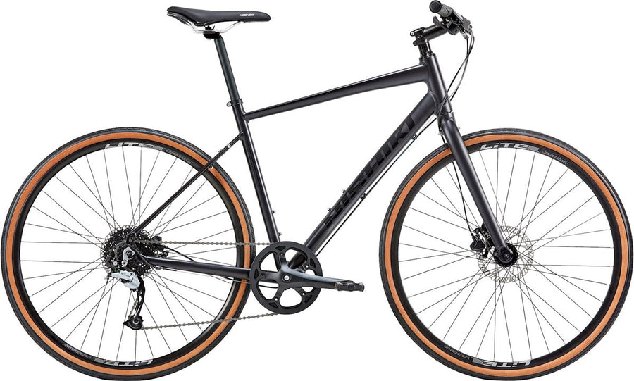 Nishiki Comp Nine Herre Sort Hybridcykel