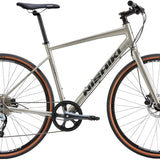 Nishiki Comp Nine matt sølv hybridcykel