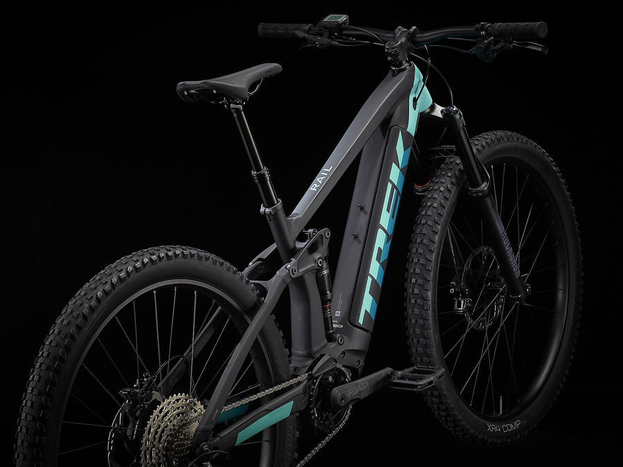 Trek Rail 5 500 w sort grøn El-Mountainbike