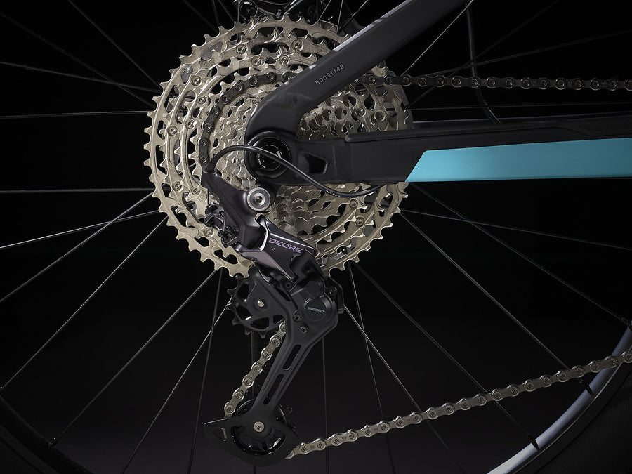 Trek Rail 5 500 w sort grøn El-Mountainbike