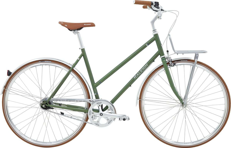 Raleigh Yate Cargo Grøn Dame Citybike