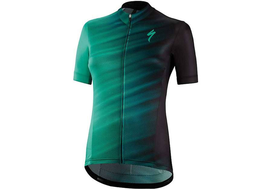Specialized SL Expert SS Women's Jersey Black/Acid Mint Faze cykeltrøje til kvinder