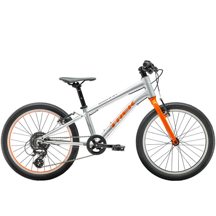 Trek Wahoo 20" sølv orange Børnecykel