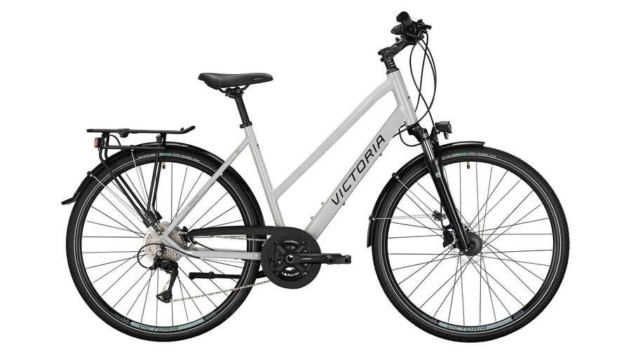 Victoria Trekking 4.7 hvid dame Hybridcykel