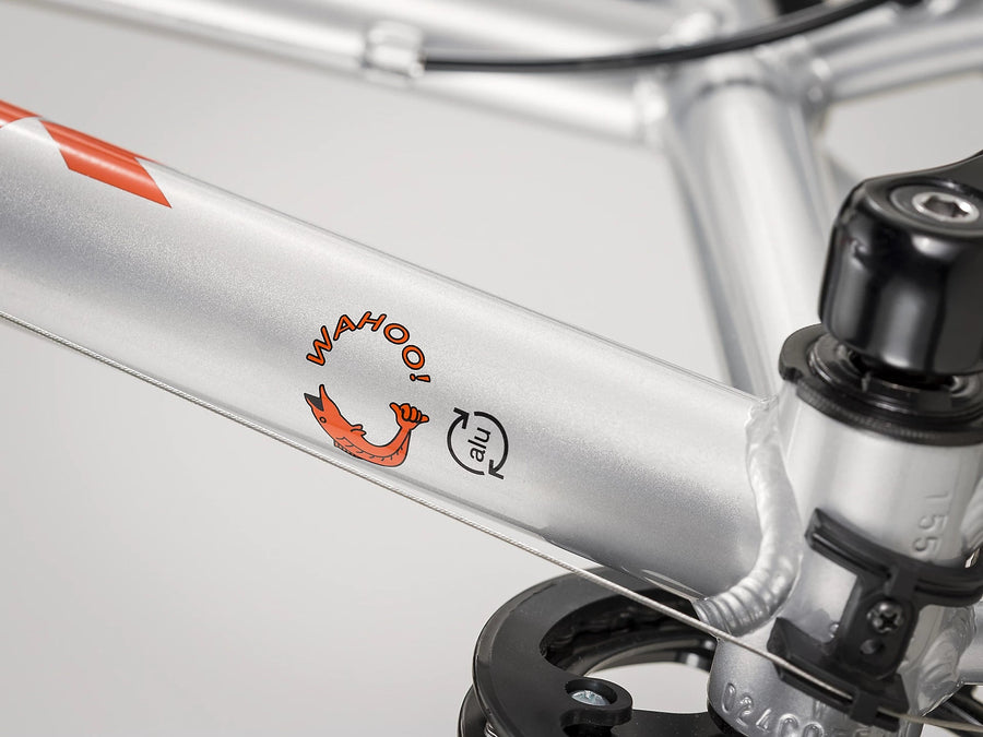 Trek Wahoo 20" sølv orange Børnecykel