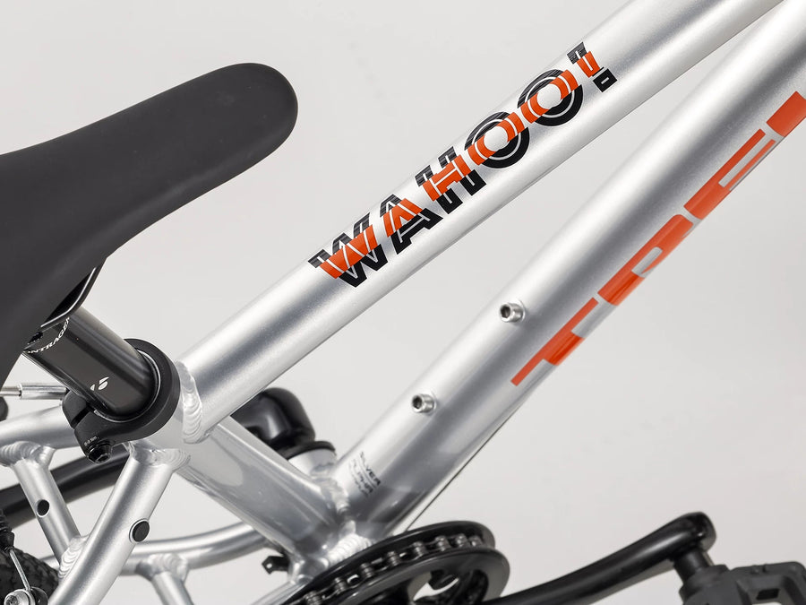Trek Wahoo 20" sølv orange Børnecykel
