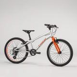 Trek Wahoo 20" sølv orange Børnecykel