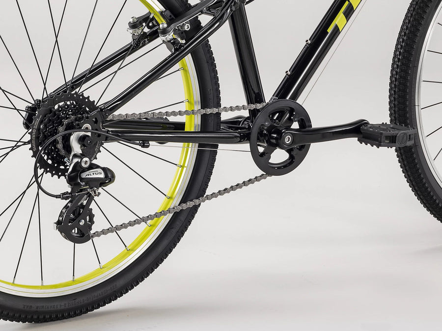 Trek Wahoo 24" sort grøn Børnecykel