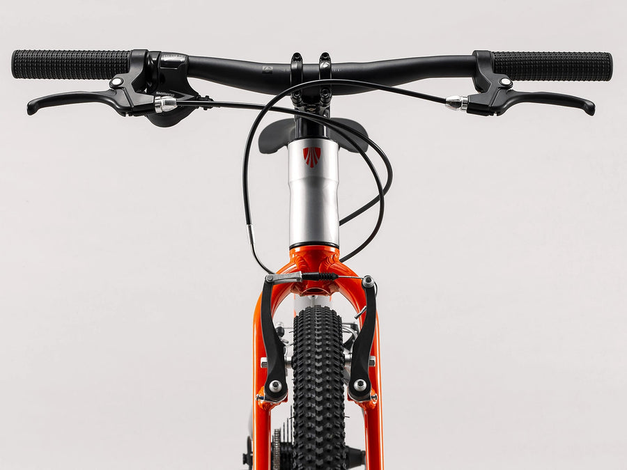 Trek Wahoo 24" sølv orange Børnecykel