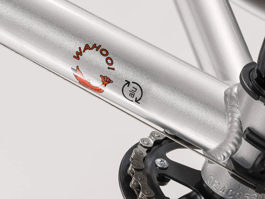 Trek Wahoo 24" sølv orange Børnecykel