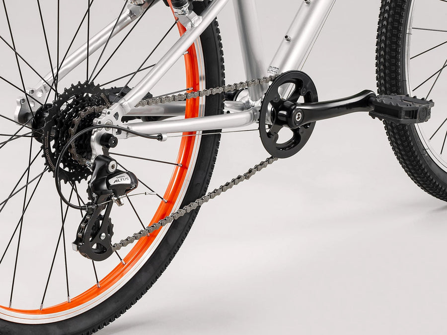Trek Wahoo 24" sølv orange Børnecykel