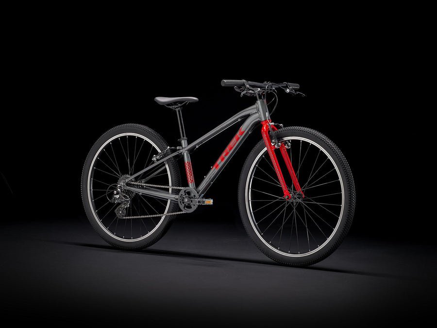 Trek Wahoo grå rød 26" Børnecykel