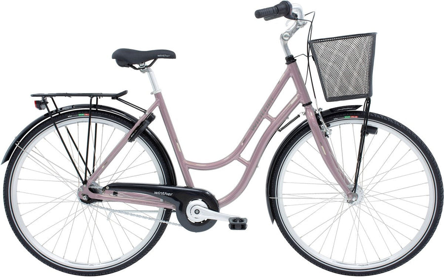 Winther shopping classic pink Damecykel