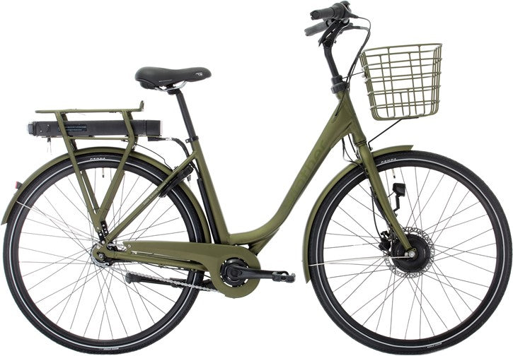 Winther superbe 1 matgrøn elcykel