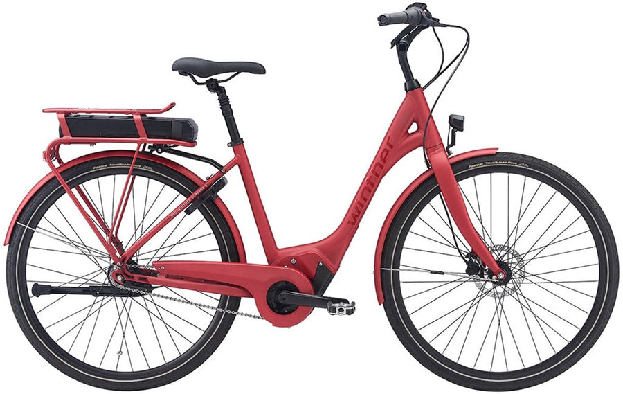 Winther superbe 3 dame Rød elcykel